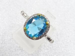 色石　指輪(21.5号)